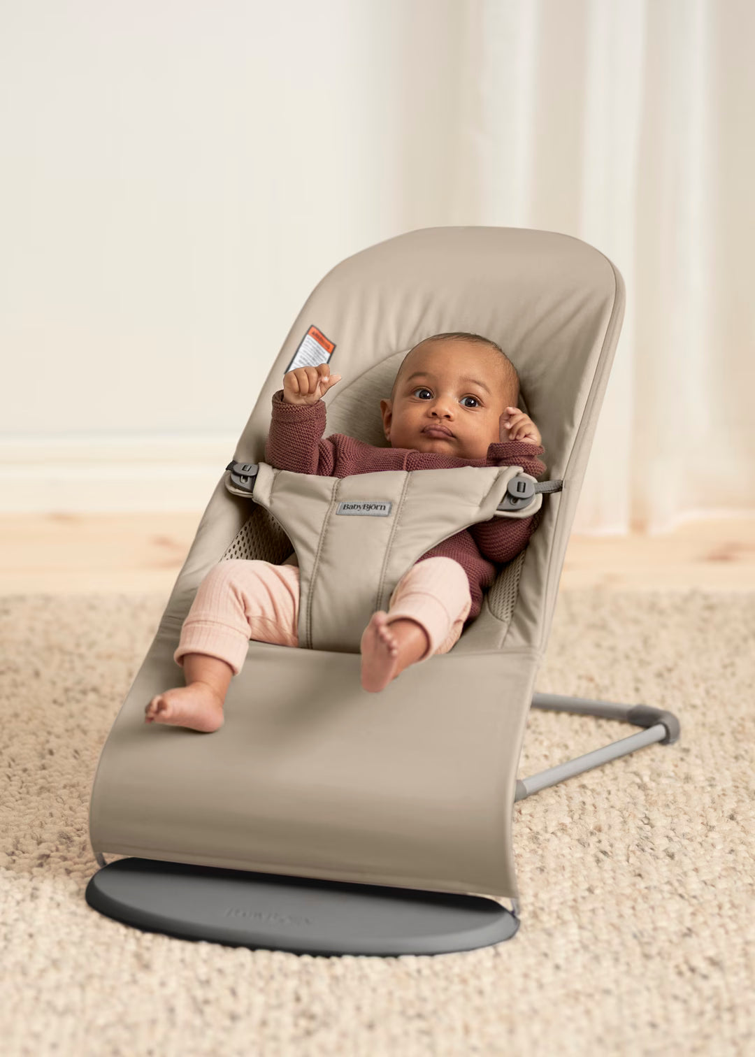 BabyBjorn Bouncer Balance Soft | Woven/Jersey, Tri-Fabric
