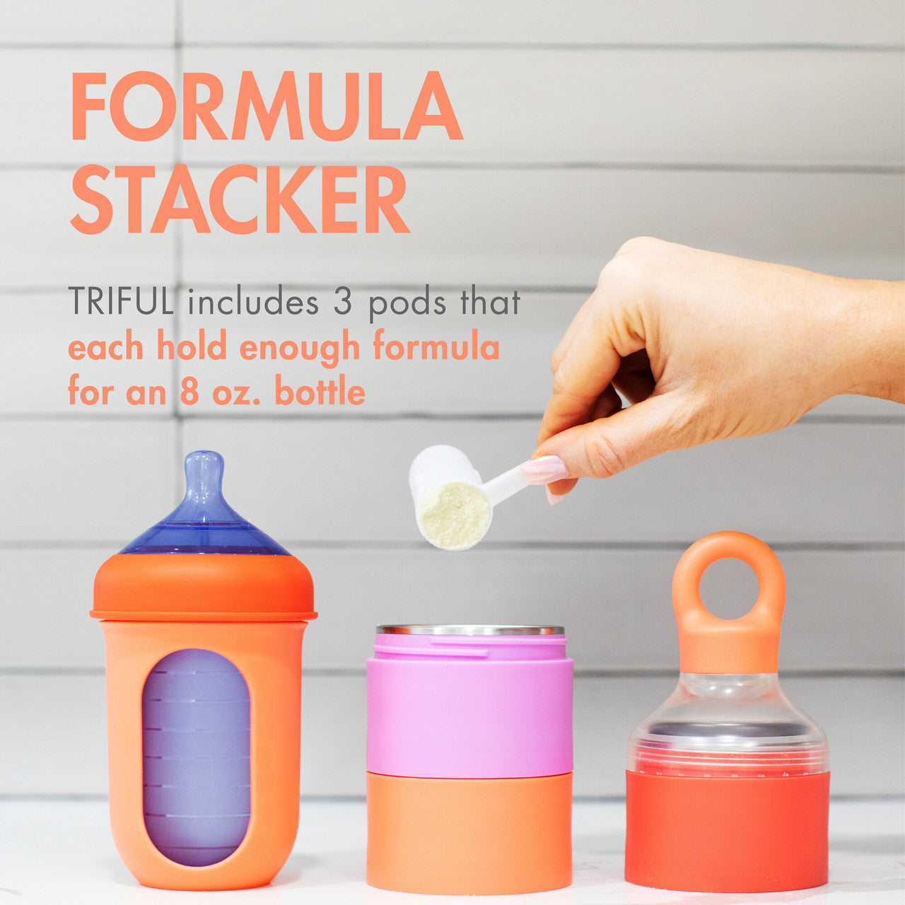 Triful | Stainless Steel Formula Stacker