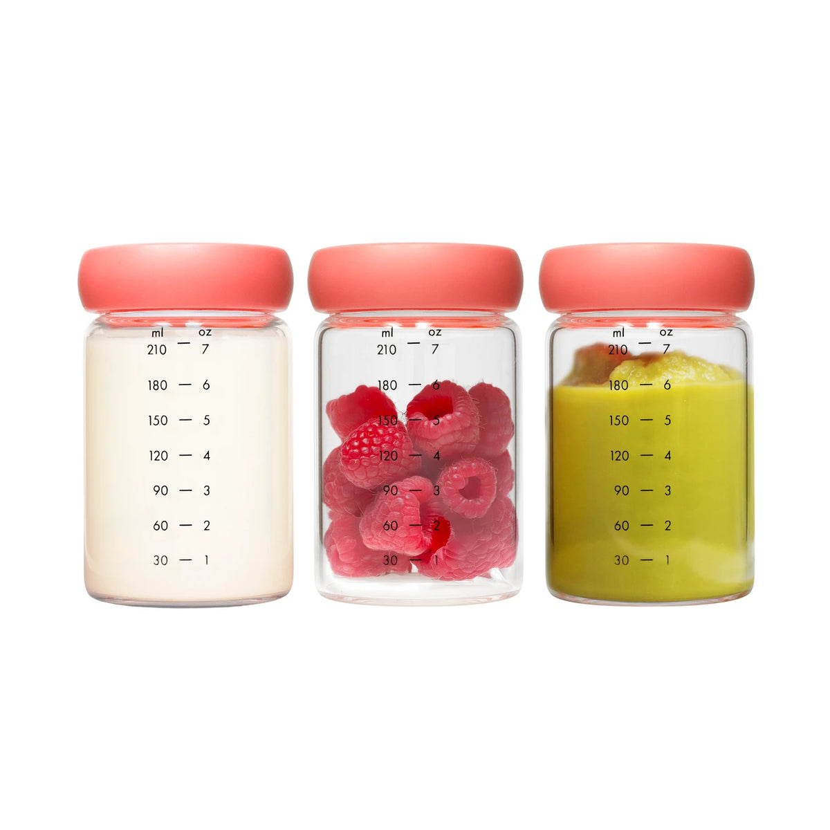 Cache Glass Storage Bottles | 3 Pack