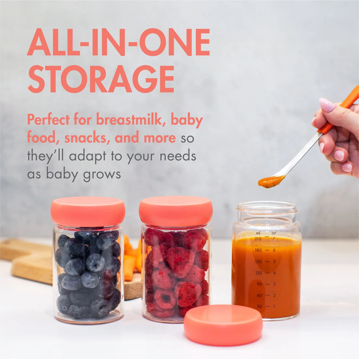 Cache Glass Storage Bottles | 3 Pack