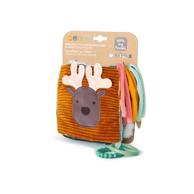 Little Big Friends Soft 2-in-1 Activity Book | Forest