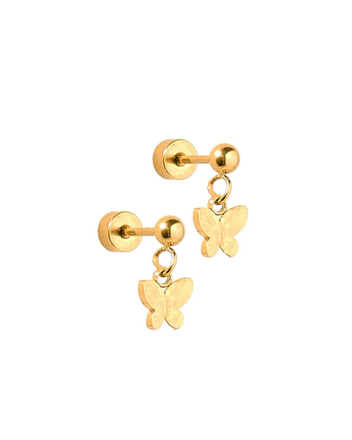 Linny Co Screw Back Stud Earrings