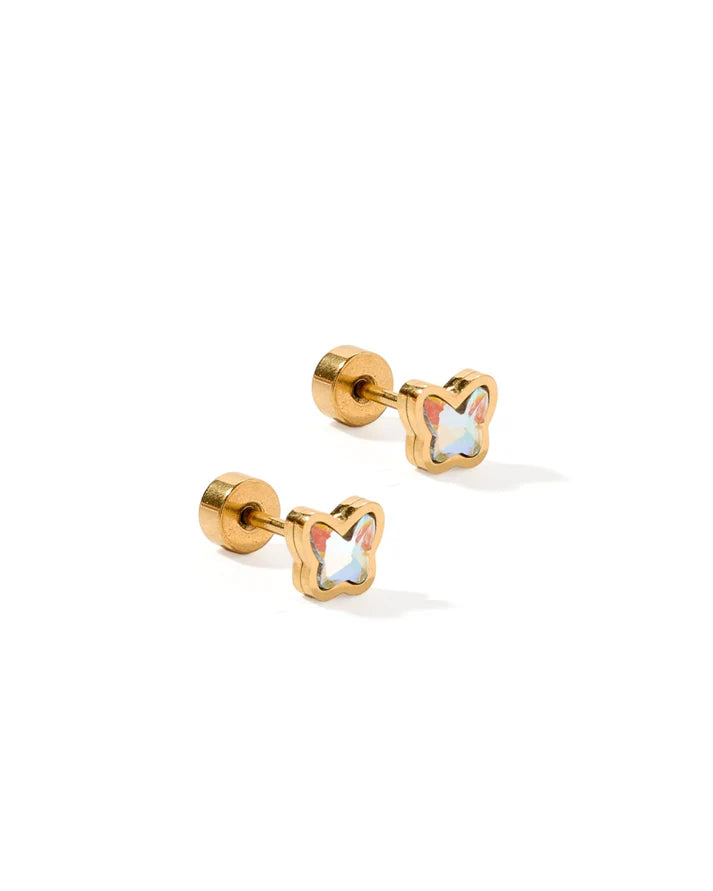 Linny Co Screw Back Stud Earrings