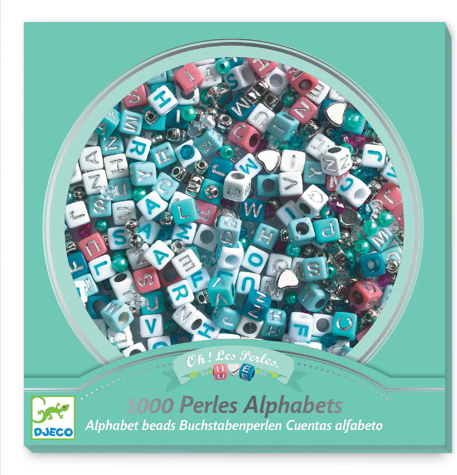 LGA Beads & Jewelry - Alphabet Beads Silver