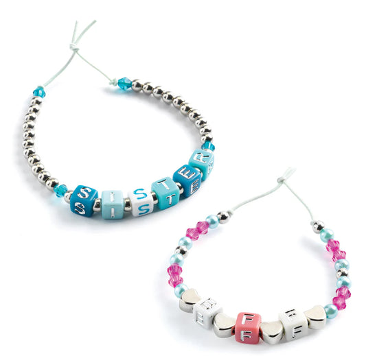 LGA Beads & Jewelry - Alphabet Beads Silver